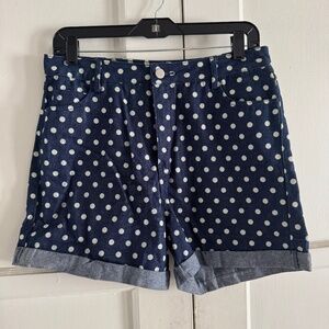 BNWT Daphnea Paris/Nasty Gal Polka Dot Denim Shorts